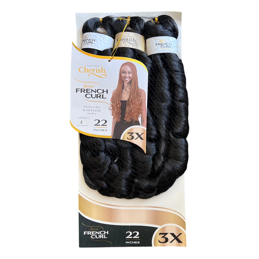 [CHE2501] Cherish Bulk Spiral French Curl 22" 2