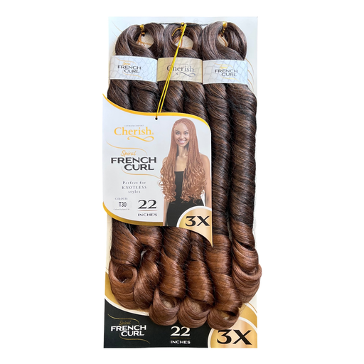 [CHE2503] Cherish Bulk Spiral French Curl 22" Col.T30