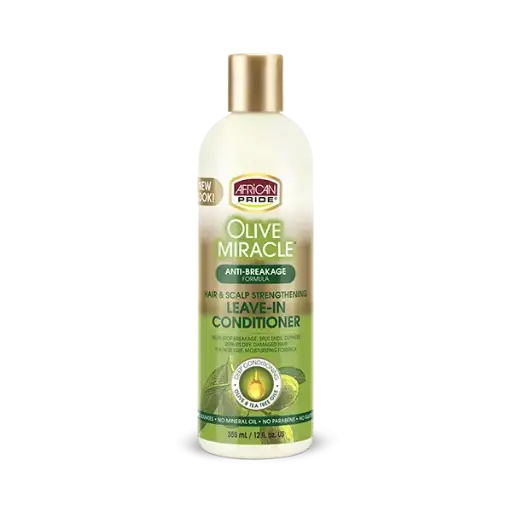 [AFR2608] African Pride Olive Miracle Leave-In Conditioner 12oz.