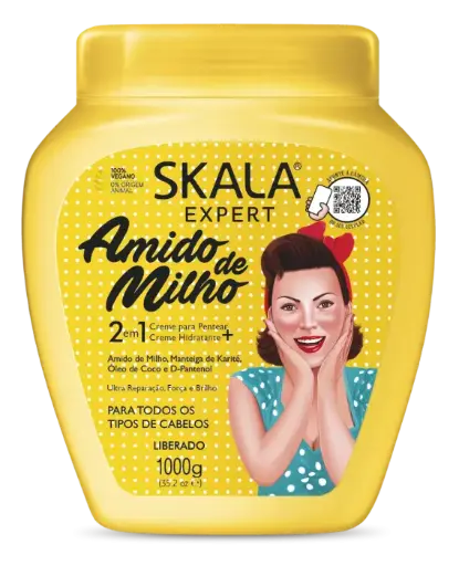 [SKA2623] Skala Hair Treatment 2in1 Amido de Milho 1000ml