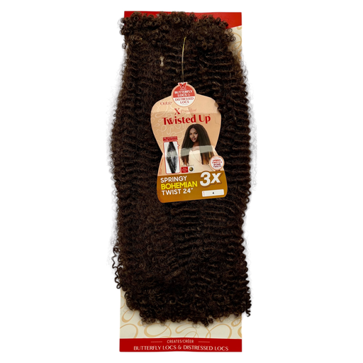 [OUT2708] X-Pression Twisted Up - Springy Bohemian Twist 24" Col.4