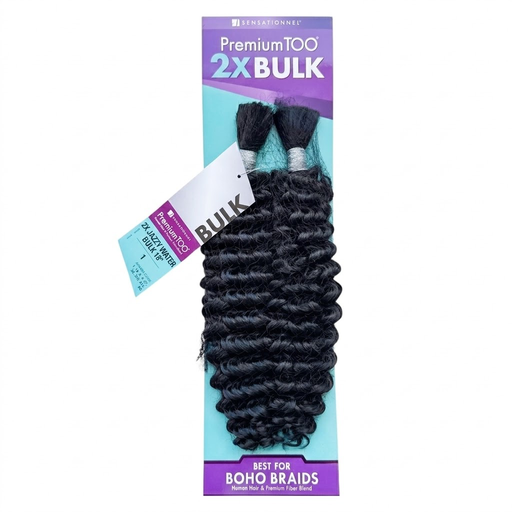 [PRE2744] Premium Too - 2x Jazzy Water Curl Bulk 18" Col.1