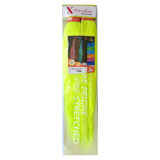 [X-P2764] X-Pression Pre-Stretched 46" Col.UV-Yellow
