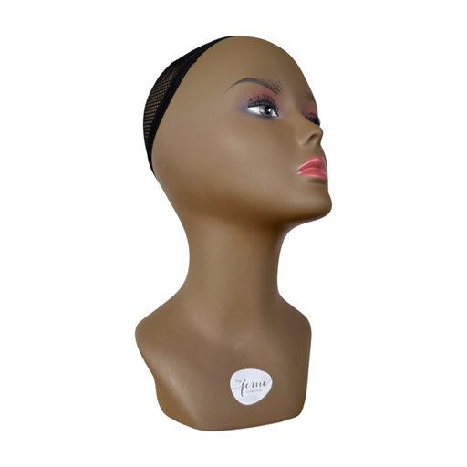 [MAN2861] Mannequin Heads Brown Small